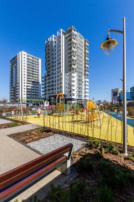 Apartament Boho W Albatross Towers Gdansk Bagian luar foto
